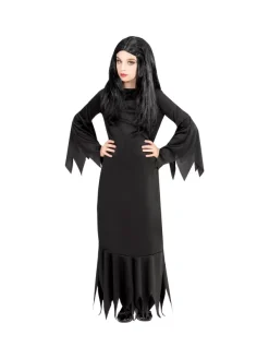 WIDMANN Déguisement Mortisia Noir Fille (robe)