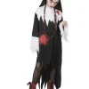 Déguisement Nonne Diabolique Fille (Robe, Coiffe, Ceinture) -Robes D'Halloween Soldes Boutique deguisement nonne diabolique fille robe coiffe ceinture