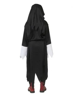 Déguisement Nonne Diabolique Fille (Robe, Coiffe, Ceinture) -Robes D'Halloween Soldes Boutique deguisement nonne diabolique fille robe coiffe ceinture 3