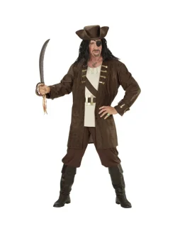 WIDMANN Déguisement Pirate Capitaine Homme (veste, Chemise, Pantalon, Ceinture, Chapeau) -Robes D'Halloween Soldes Boutique deguisement pirate capitaine homme veste chemise pantalon ceinture chapeau 2