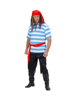 WIDMANN Déguisement Pirate Des Caraïbes Homme (chemise, Pantalon, Ceinture, Bandana) -Robes D'Halloween Soldes Boutique deguisement pirate des caraibes homme chemise pantalon ceinture bandana 2