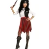 WIDMANN Déguisement Pirate Femme Noir, Rouge Et Blanc (robe Avec Veston, Ceinture, Bandeau) 2 WIDMANN Déguisement Pirate Femme Noir, Rouge Et Blanc (robe Avec Veston, Ceinture, Bandeau) -Robes D'Halloween Soldes Boutique deguisement pirate femme noir rouge et blanc robe avec veston ceinture bandeau