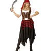 WIDMANN Déguisement Pirate Femme (robe Longue, Corset, Bandeau)