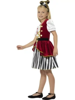Smiffys Déguisement Pirate Fille (robe Et Serre-tête Tricorne) 6 Smiffys Déguisement Pirate Fille (robe Et Serre-tête Tricorne) -Robes D'Halloween Soldes Boutique deguisement pirate fille robe et serre tete tricorne 1