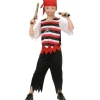 WIDMANN Déguisement Pirate Garçon Rouge Et Noir (la Haut, Le Pantalon, La Bandana, La Ceinture) -Robes D'Halloween Soldes Boutique deguisement pirate garcon rouge et noir la haut le pantalon la bandana la ceinture