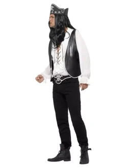 Smiffys Déguisement Pirate Homme (gilet, Chapeau, Ceinture) 10 Smiffys Déguisement Pirate Homme (gilet, Chapeau, Ceinture) -Robes D'Halloween Soldes Boutique deguisement pirate homme gilet chapeau ceinture 3