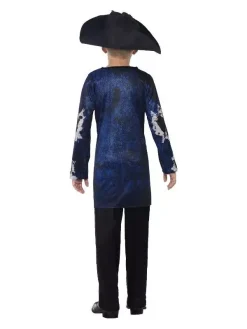 Smiffys Déguisement Pirate Zombie Luxe, Garçon (haut, Pantalon, Tricorne) -Robes D'Halloween Soldes Boutique deguisement pirate zombie luxe garcon haut pantalon tricorne 2