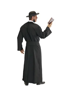 WIDMANN Déguisement Prêtre Homme (soutane Et Ceinture) Du S Au XXXL -Robes D'Halloween Soldes Boutique deguisement pretre homme soutane et ceinture du s au xxxl 1