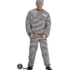 WIDMANN Déguisement Prisonnier Homme (haut, Pantalon, Calot) -Robes D'Halloween Soldes Boutique deguisement prisonnier homme haut pantalon calot