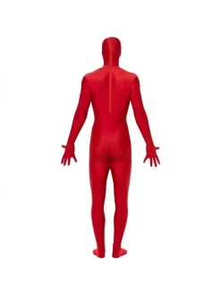 Smiffys Déguisement Seconde Peau Rouge Adulte (combinaison Avec Cagoule) -Robes D'Halloween Soldes Boutique deguisement seconde peau rouge adulte combinaison avec cagoule 4