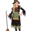 WIDMANN Déguisement Sorcière Fille Du 4 Au 7 Ans Noir Et Vert -Robes D'Halloween Soldes Boutique deguisement sorciere fille du 4 au 7 ans noir et vert
