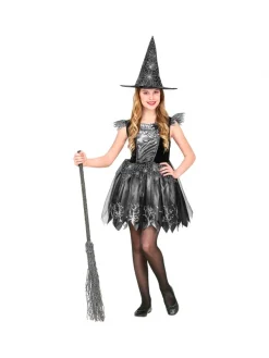WIDMANN Déguisement Sorcière Fille- Robe Tutu, Chapeau 2 Au 13 Ans -Robes D'Halloween Soldes Boutique deguisement sorciere fille robe tutu chapeau 2 au 13 ans 2
