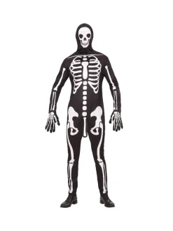 WIDMANN Déguisement Squelette à Zizi Homme (combinaison, Gants, Masque) -Robes D'Halloween Soldes Boutique deguisement squelette a zizi homme combinaison gants masque 2