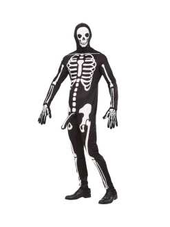 WIDMANN Déguisement Squelette à Zizi Homme (combinaison, Gants, Masque) -Robes D'Halloween Soldes Boutique deguisement squelette a zizi homme combinaison gants masque 3