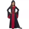 Smiffys Déguisement Vampiresse Fille (robe Rouge Et Noire à Capuche) 1 Smiffys Déguisement Vampiresse Fille (robe Rouge Et Noire à Capuche) -Robes D'Halloween Soldes Boutique deguisement vampiresse fille robe rouge et noire a capuche