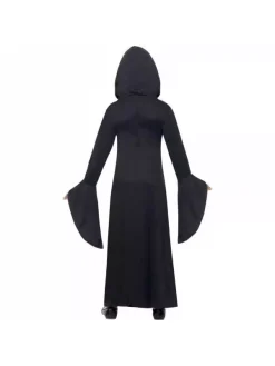 Smiffys Déguisement Vampiresse Fille (robe Rouge Et Noire à Capuche) -Robes D'Halloween Soldes Boutique deguisement vampiresse fille robe rouge et noire a capuche 2