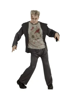 WIDMANN Déguisement Zombie Homme (veste Avec Chemise Torse Pourri, Pantalon) -Robes D'Halloween Soldes Boutique deguisement zombie homme veste avec chemise torse pourri pantalon 2
