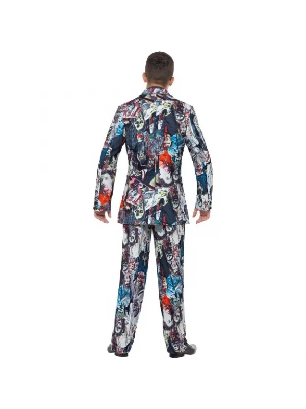 Smiffys Déguisement Zombie Multicolore Ado (veste, Pantalon, Cravate) 4 Smiffys Déguisement Zombie Multicolore Ado (veste, Pantalon, Cravate) – Image 2