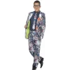 Smiffys Déguisement Zombie Multicolore Ado (veste, Pantalon, Cravate) -Robes D'Halloween Soldes Boutique deguisement zombie multicolore ado veste pantalon cravate