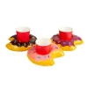 Smiffys Lot De 3 Donuts Porte-Boissons Gonflables 20 Cm -Robes D'Halloween Soldes Boutique lot de 3 donuts porte boissons gonflables 20 cm