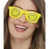 Smiffys Lunettes Smiley Licence, Jaune