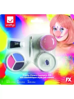 Smiffys Maquillage à L'eau Style Clown 4 Couleurs -Robes D'Halloween Soldes Boutique maquillage a l eau style clown 4 couleurs 5