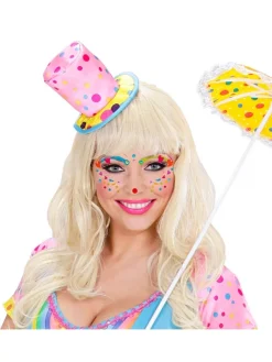 WIDMANN Maquillage Clown Avec Paillettes Par Transfert