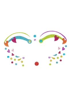 WIDMANN Maquillage Clown Avec Paillettes Par Transfert -Robes D'Halloween Soldes Boutique maquillage clown avec paillettes par transfert 3