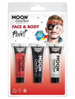 Smiffys Maquillage Moon Création, Visage Corps Multicolore 7 Smiffys Maquillage Moon Création, Visage Corps Multicolore -Robes D'Halloween Soldes Boutique maquillage moon creation visage corps multicolore 1 1