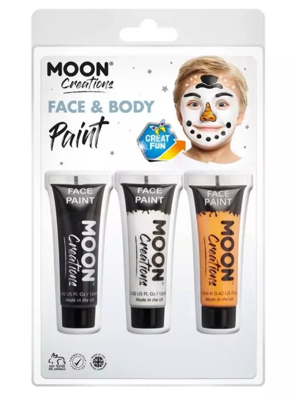 Smiffys Maquillage Moon Création, Visage Corps Multicolore 5 Smiffys Maquillage Moon Création, Visage Corps Multicolore – Image 3