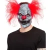 Smiffys Masque Clown Foncé, Latex, Avec Cheveux -Robes D'Halloween Soldes Boutique masque clown fonce latex avec cheveux