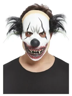 Smiffys Masque Clown Maléfique, Latex, Avec Cheveux