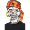 Smiffys Masque De Squelette De Pirate -Robes D'Halloween Soldes Boutique masque de squelette de pirate