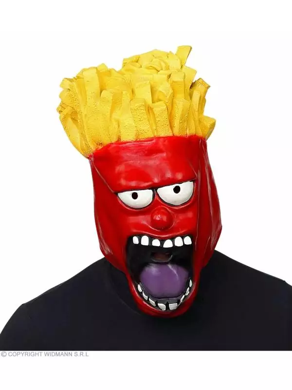 WIDMANN Masque Intégral Cornet De Frites 3 WIDMANN Masque Intégral Cornet De Frites