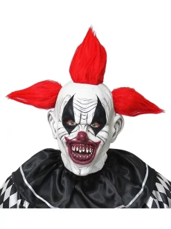 WIDMANN Masque Intégral Latex De Clown Tueur Avec Cheveux - Adulte