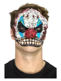 Smiffys Masque Tête De Clown En Latex Et Adhésif -Robes D'Halloween Soldes Boutique masque tete de clown en latex et adhesif 3