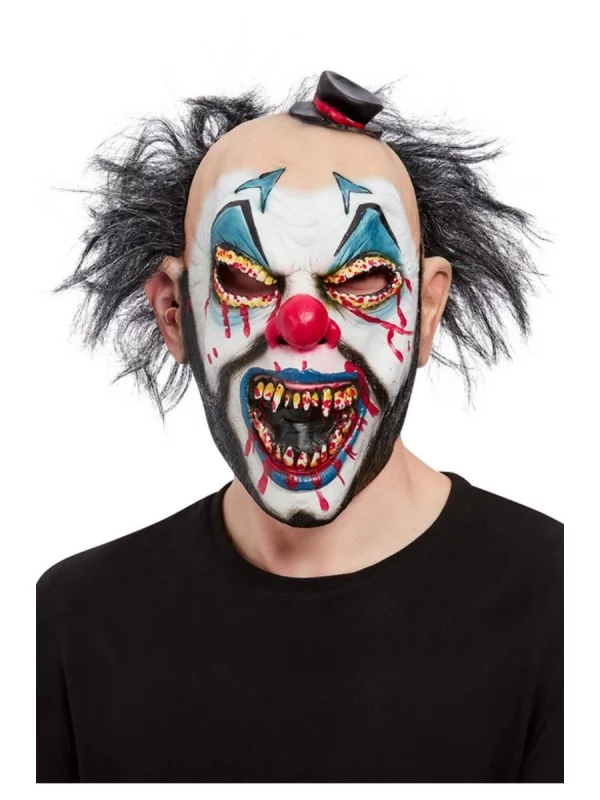 Smiffys Masque Tête De Clown Maléfique, Latex 3 Smiffys Masque Tête De Clown Maléfique, Latex