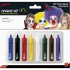 Smiffys Pack De 8 Sticks Maquillage -Robes D'Halloween Soldes Boutique pack de 8 sticks maquillage