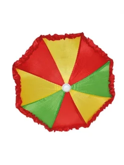 Parapluie Clown Ou Carnaval Dunkerque Rouge/jaune/vert - 75 Cm -Robes D'Halloween Soldes Boutique parapluie clown ou carnaval dunkerque 75 cm 1