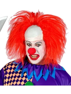 WIDMANN Perruque Clown Avec Calotte Et Cheveux Rouge -Robes D'Halloween Soldes Boutique perruque clown avec calotte et cheveux rouge 2