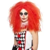 Smiffys Perruque Clown Femme Crépue Rouge -Robes D'Halloween Soldes Boutique perruque clown femme crepue rouge