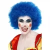 Smiffys Perruque Clown Fou Bleue -Robes D'Halloween Soldes Boutique perruque clown fou bleue