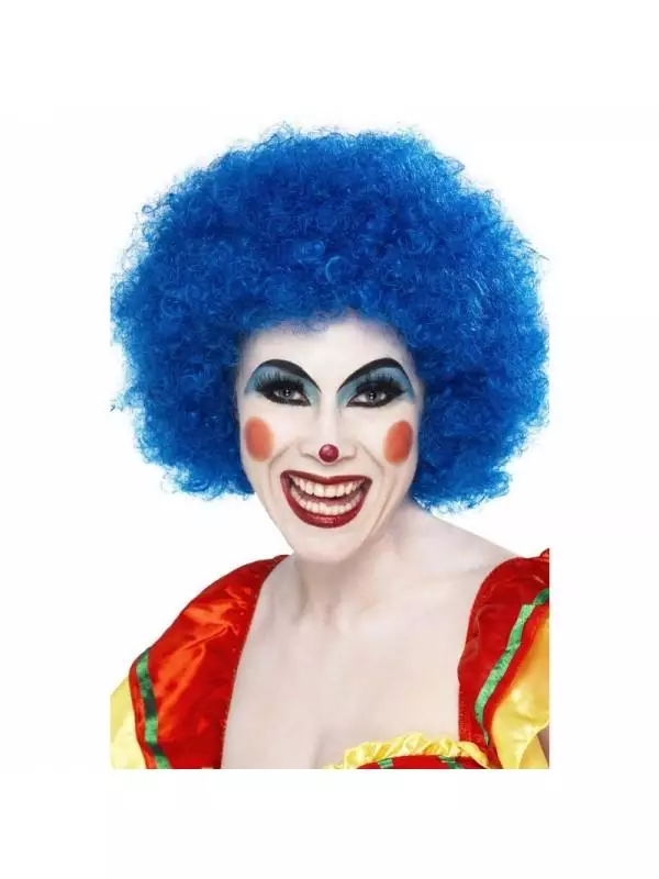 Smiffys Perruque Clown Fou Bleue 3 Smiffys Perruque Clown Fou Bleue