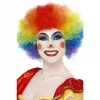 Smiffys Perruque Clown Fou Multicolore -Robes D'Halloween Soldes Boutique perruque clown fou multicolore