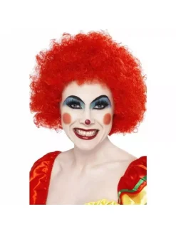 Smiffys Perruque Clown Fou Rouge