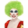 Smiffys Perruque Clown Fou Verte -Robes D'Halloween Soldes Boutique perruque clown fou verte