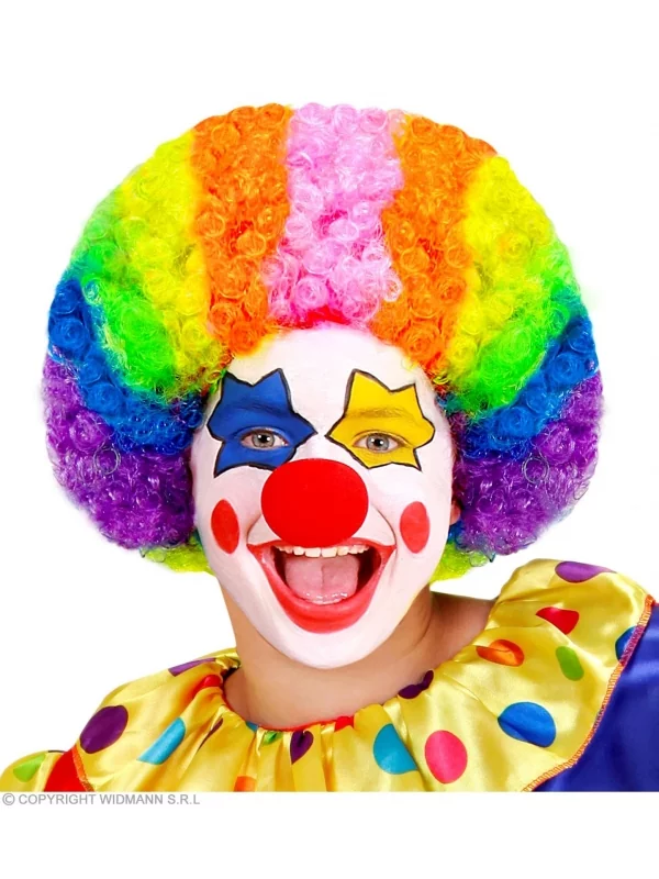 WIDMANN Perruque Clown Multicolore 3 WIDMANN Perruque Clown Multicolore