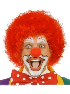 WIDMANN Perruque De Clown Rouge Pour Adulte