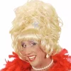 WIDMANN Perruque Drag Queen Blonde Avec Fleur -Robes D'Halloween Soldes Boutique perruque drag queen blonde avec fleur