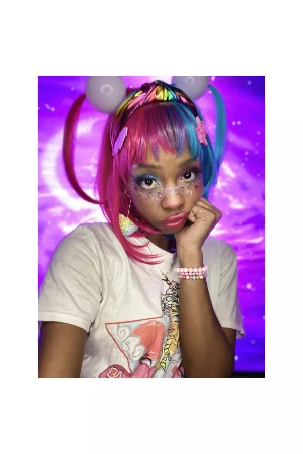 Smiffys Perruque Femme Manic Panic (Rose Et Bleue) 5 Smiffys Perruque Femme Manic Panic (Rose Et Bleue) – Image 3